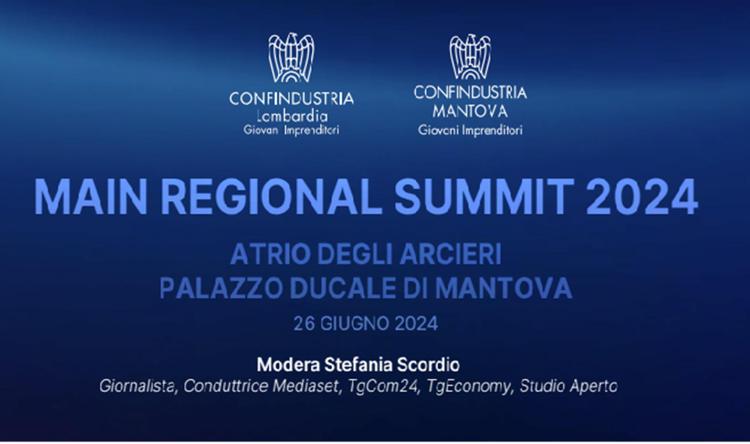 Main regional summit 2024 dei Giovani Imprenditori di Conﬁndustria Lombardia