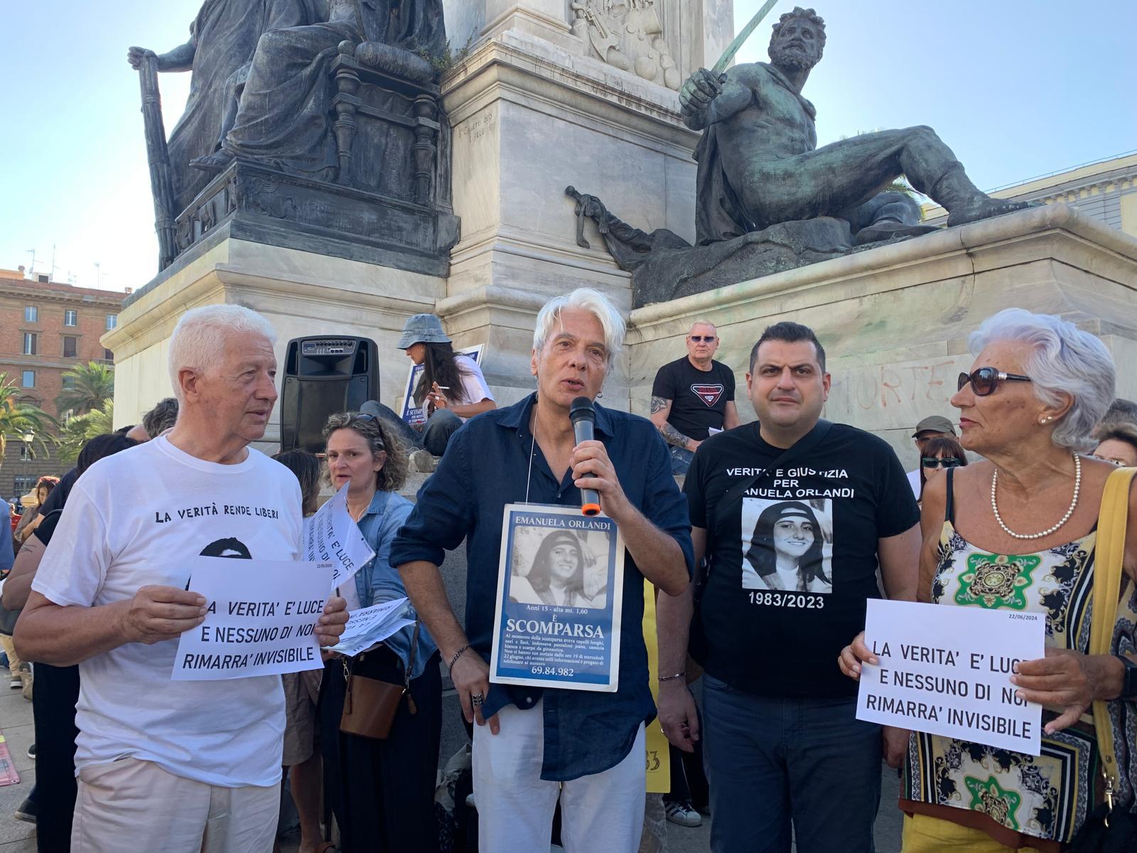 Caso Orlandi - sit-in a Roma a 41 anni da scomparsa Emanuela