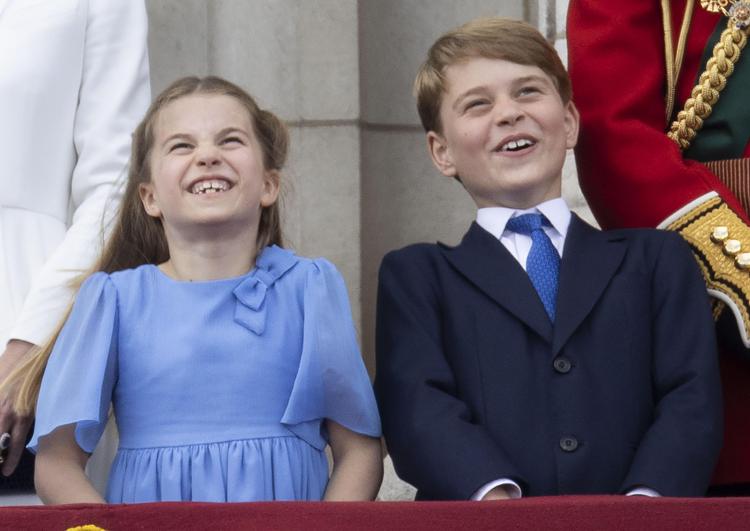 La principessa Charlotte e il principe George - Fotogramma /Ipa