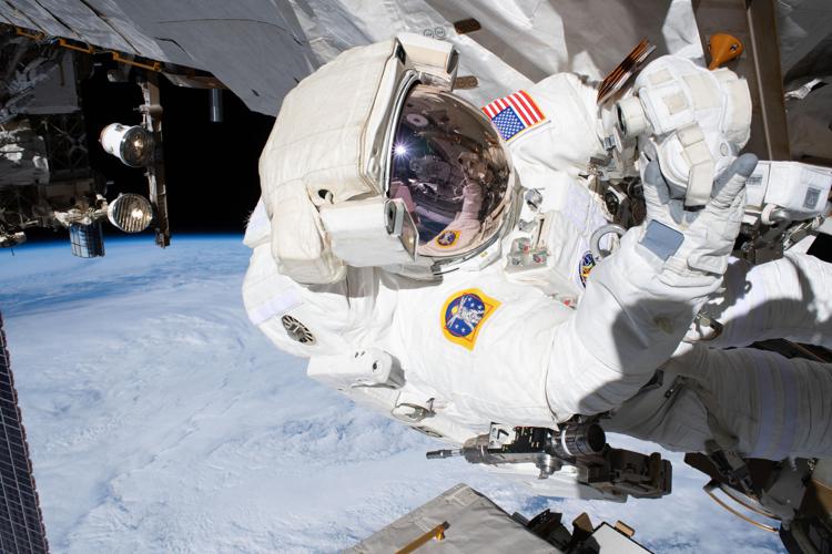 Un astronauta statunitense sull'Iss (immagine di repertorio)