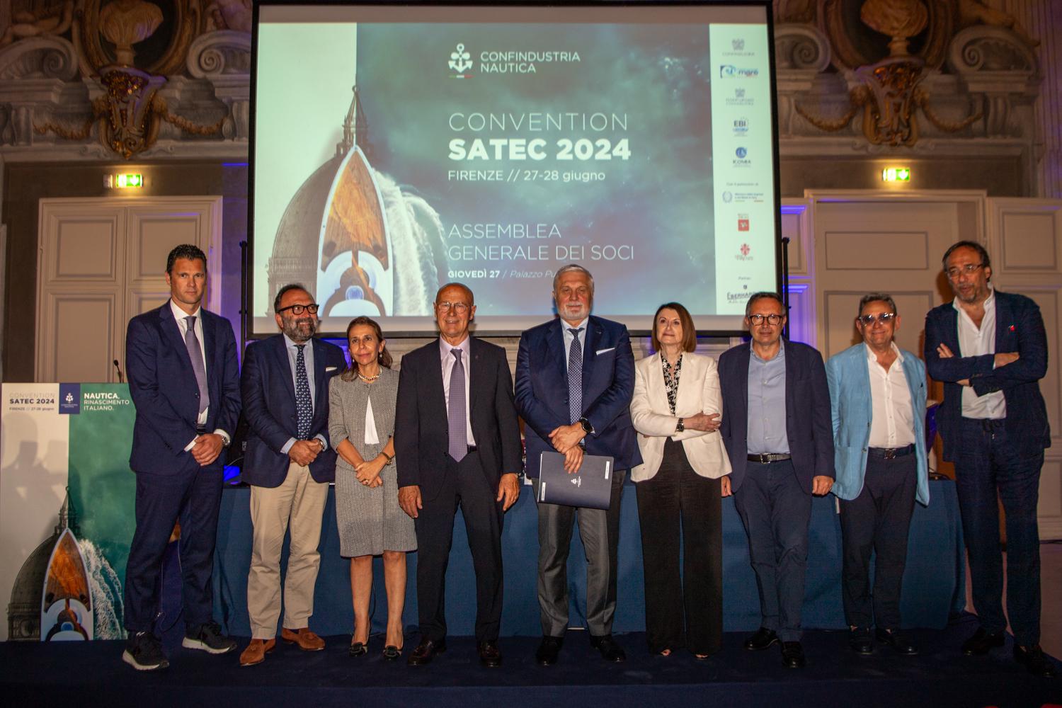 Confindustria Nautica - aziende associate riunite oggi per la convention annuale Satec