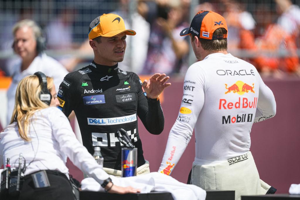 Verstappen, the video of the madness and Norris blurts out: “Stupid and incorrect”