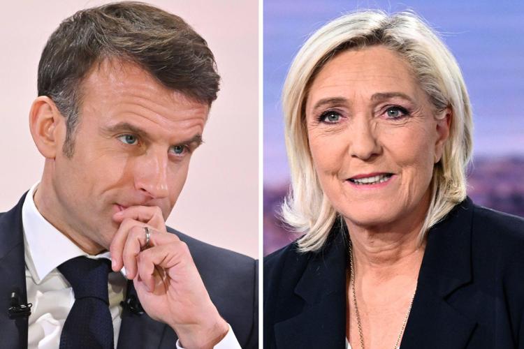 Emmanuel Macron e Marine Le Pen - Fotogramma