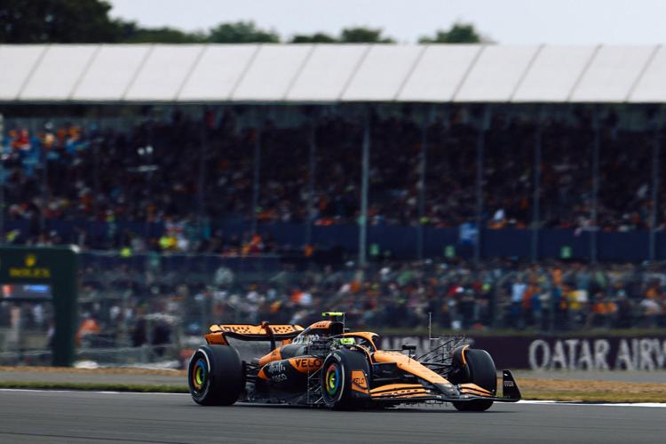 Norris a Silverstone - Afp