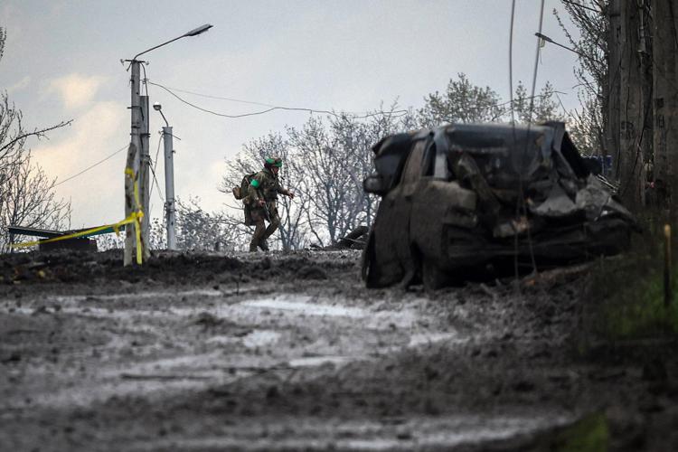 Soldati Ucraina - (Afp)