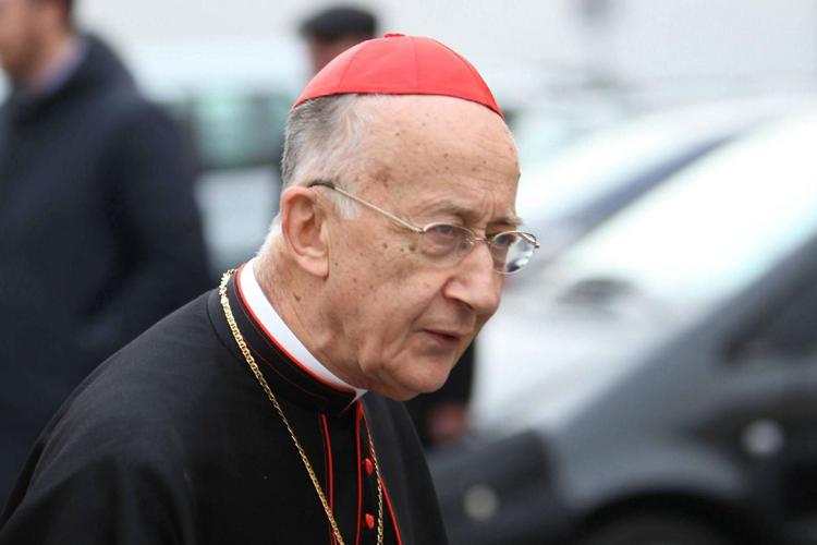 Il cardinale Camillo Ruini - (Fotogramma)