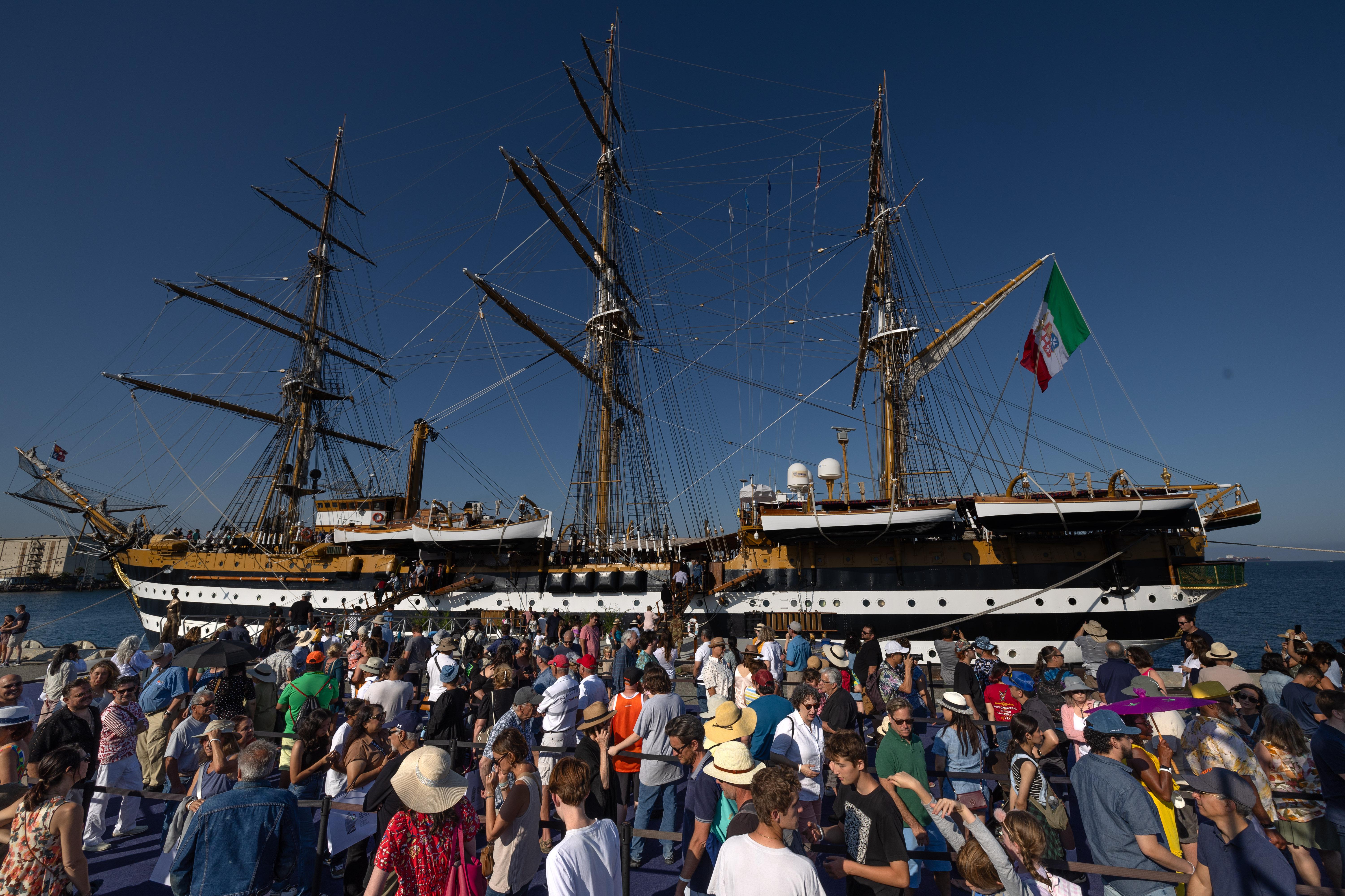Made in Italy - 72 mila visitatori per tappa a Los Angeles del tour mondiale della Nave Amerigo Vespucci