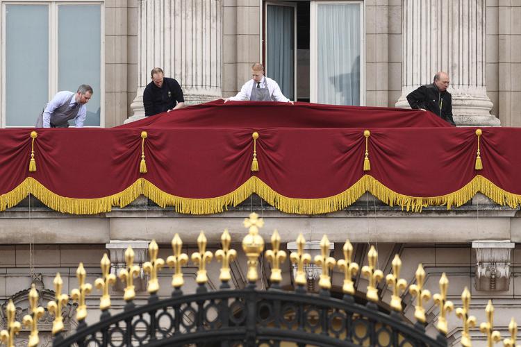 Il balcone di Buckingham Palace  - Afp