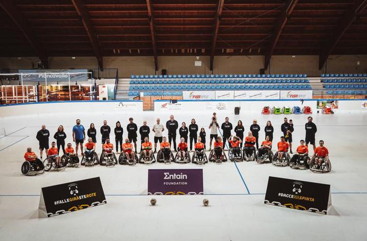 Entain rinnova il sostegno ai Romanes nella promozione del Wheelchair Rugby (WR) in Italia