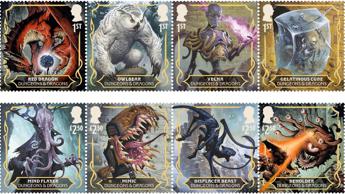 Royal Mail annuncia una collezione unica per celebrare i 50 anni di Dungeons & Dragons