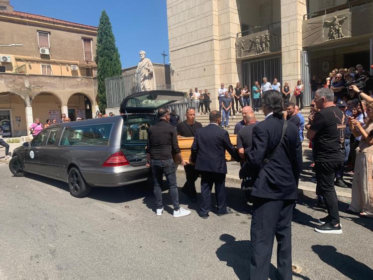 I funerali di Manuela Petrangeli (foto Adnkronos)