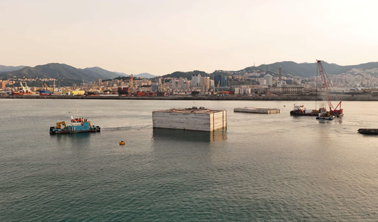 Genova: nuova diga foranea, consorzio Pergenova Breakwater verso posa terzo cassone
