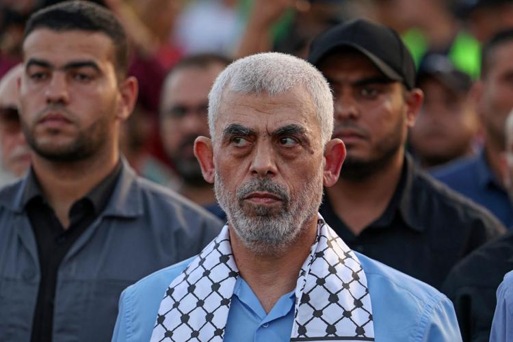Il leader di Hamas Yahya Sinwar - Afp