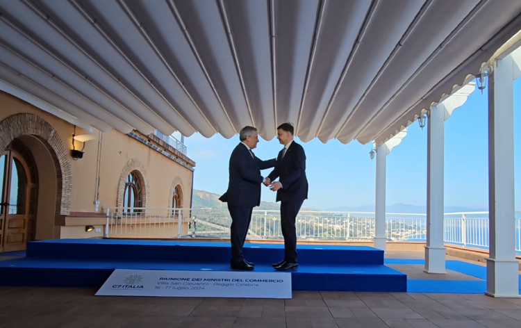 G7: al via ministeriale Commercio in Calabria, Tajani accoglie delegazioni