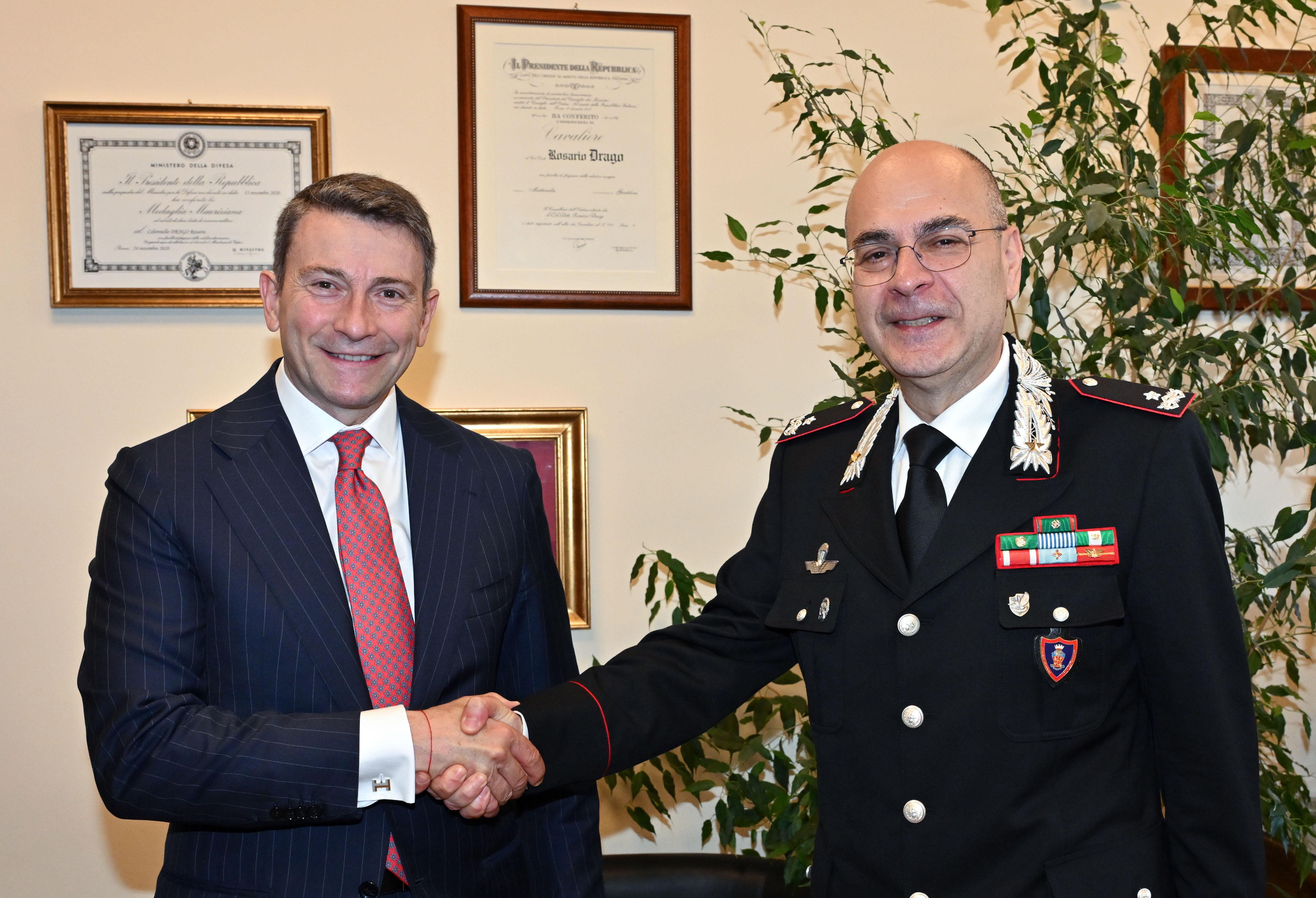 Accordo tra Comando Generale Carabinieri e Polo Strategico Nazionale su 