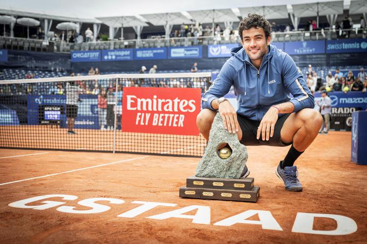 Matteo Berrettini a Gstaad - Afp