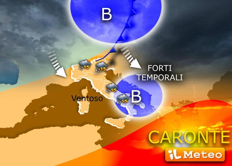 La mappa del meteo