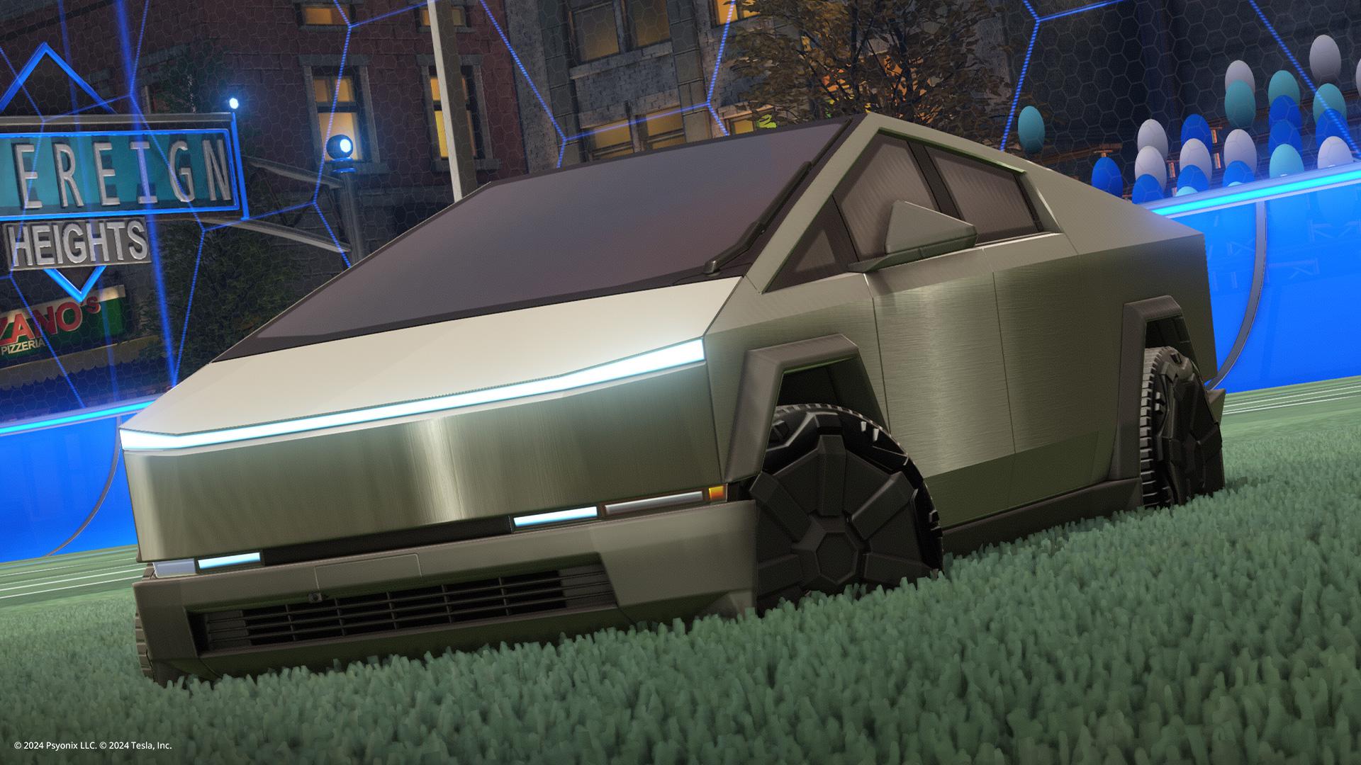 Tesla’s Cybertruck Coming to Fortnite and Rocket League