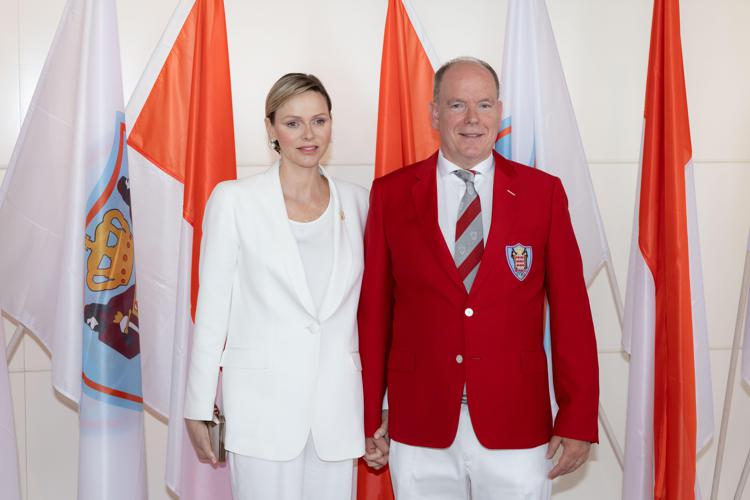 Alberto di Monaco e Charlene Wittstock - (Fotogramma)