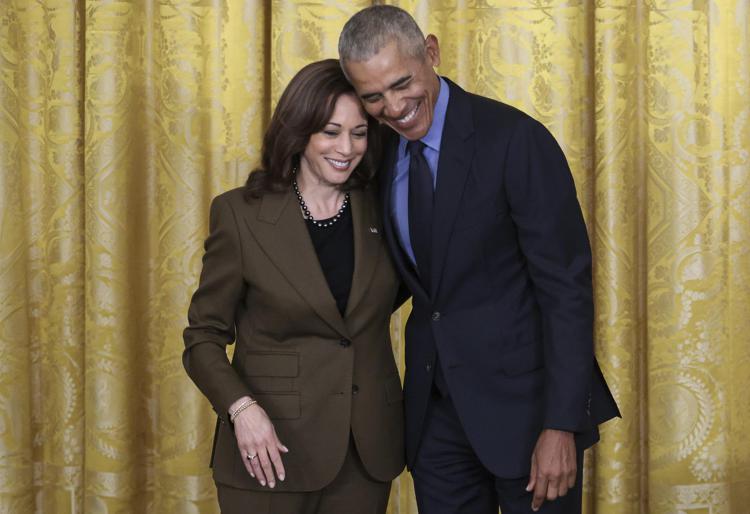 Barak Obama e Kamala Harris - (Fotogramma)