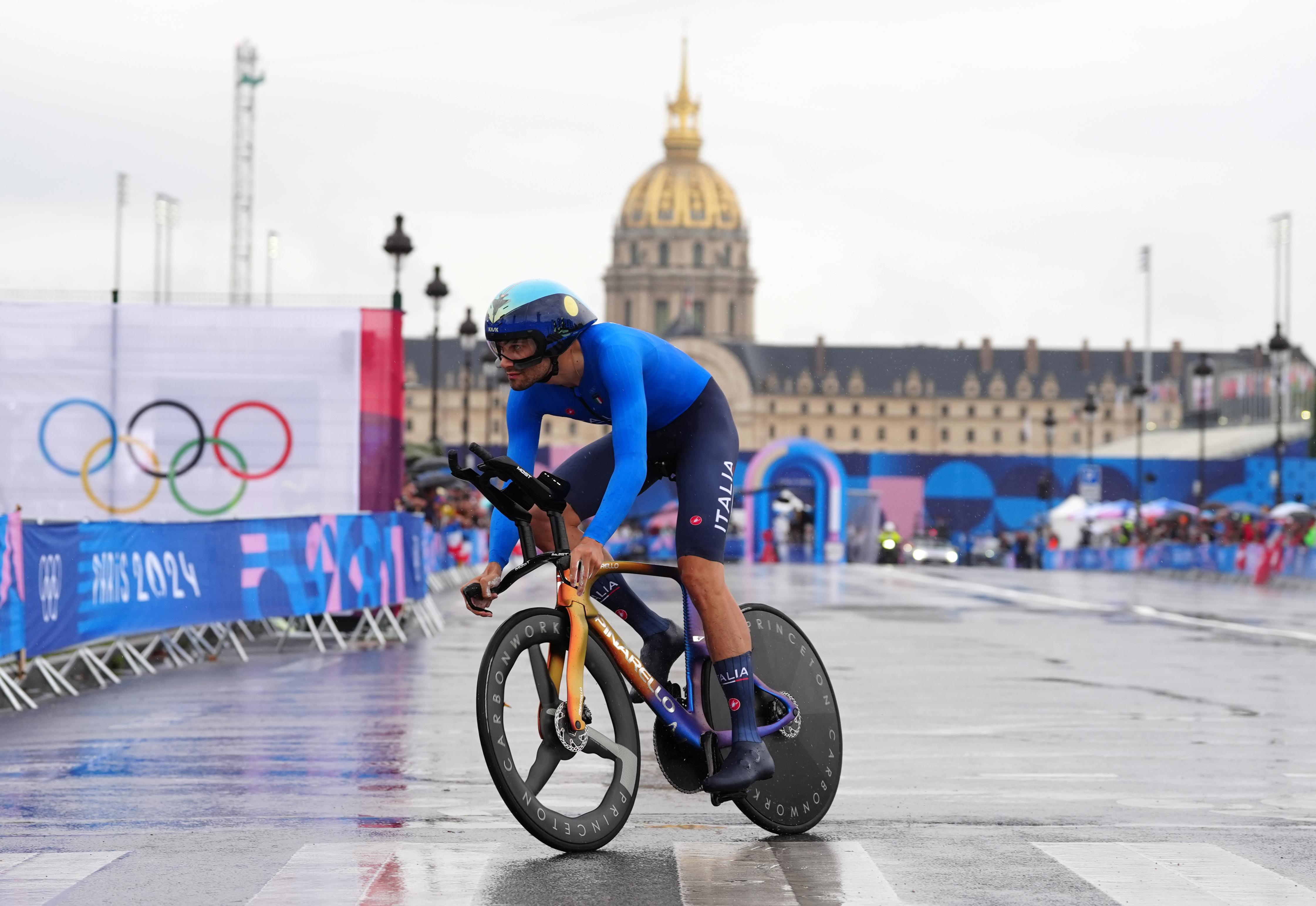 Parigi 2024 - Ganna argento nella cronometro: prima medaglia Italia