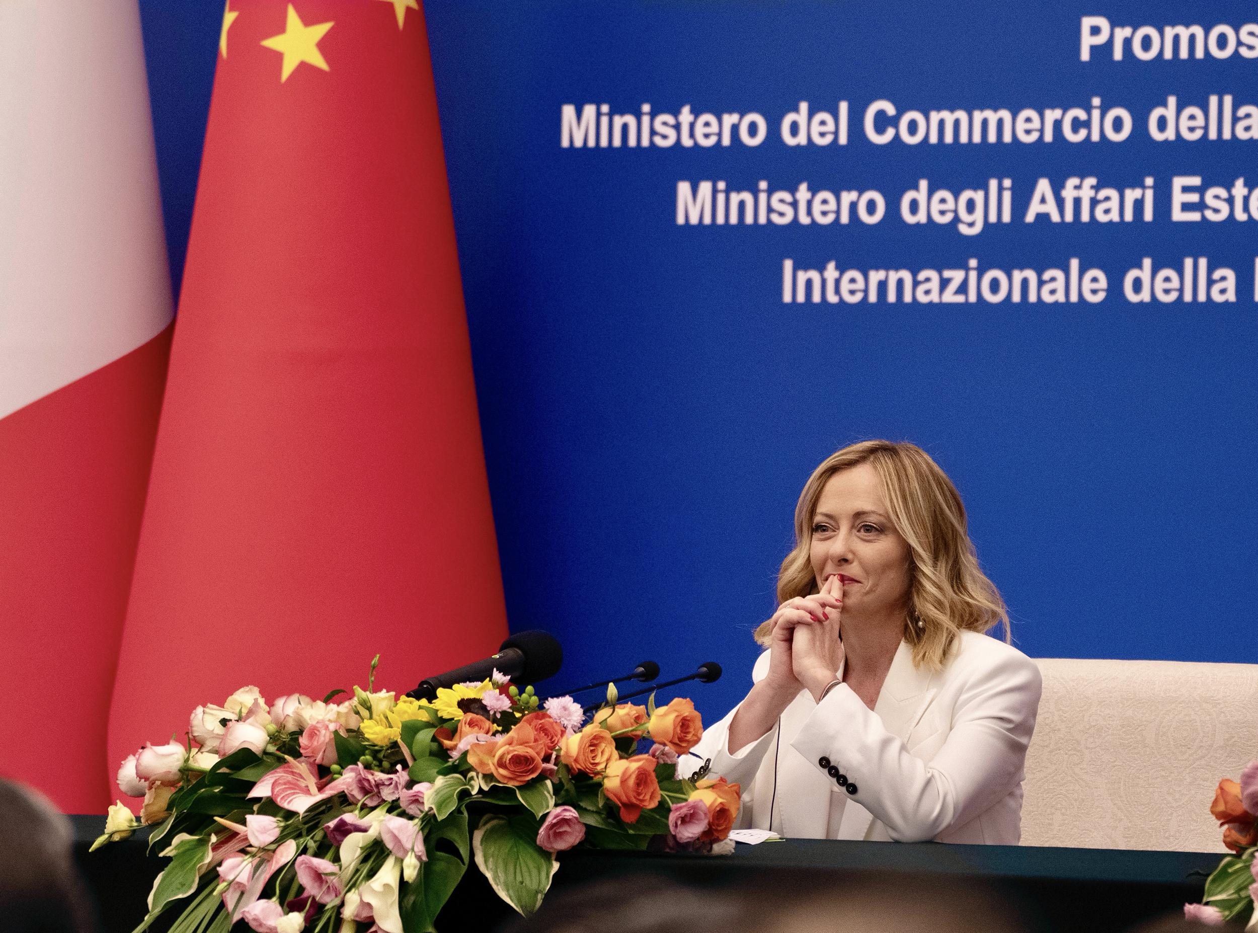 Italia-Cina - Meloni riparte con piano triennale dopo strappo via della Seta