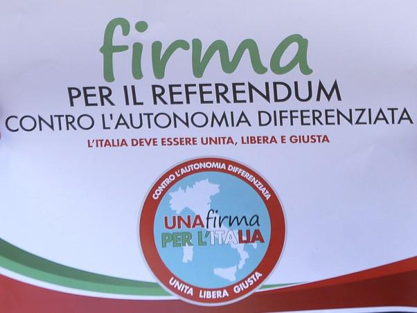 Autonomia differenziata - raggiunte le 500mila firme per il referendum