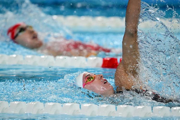 Le gare di nuoto  alle Olimpiadi - Afp