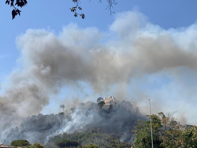 Incendio a Roma