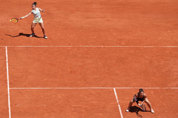 Sara Errani e Jasmine Paolini - (Afp)