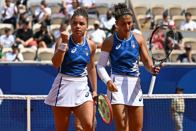 Sara Errani e Jasmine Paolini - (Afp)