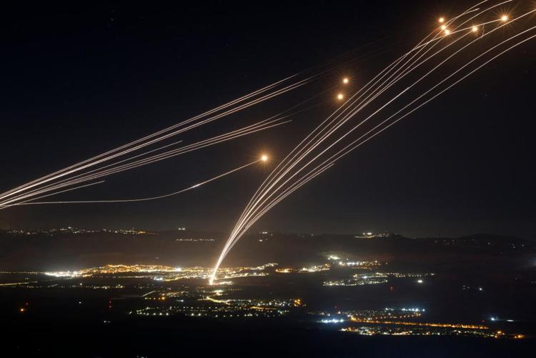 Attacco con razzi su Israele - (Afp)