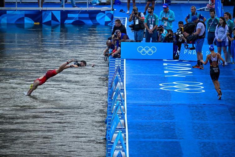 La gara femminile di triathlon