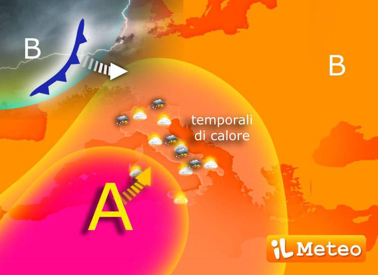 La mappa del meteo