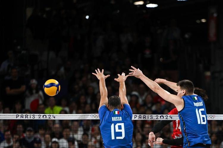 Un momento di una partita di volley - (Fotogramma)