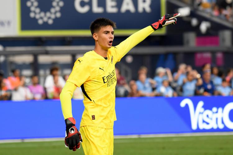 Il portiere del Milan Torriani - Fotogramma /Ipa