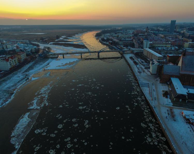 Il fiume Oder tra Polonia e Germania - Fotogramma /Ipa