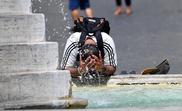 Caldo record a Roma