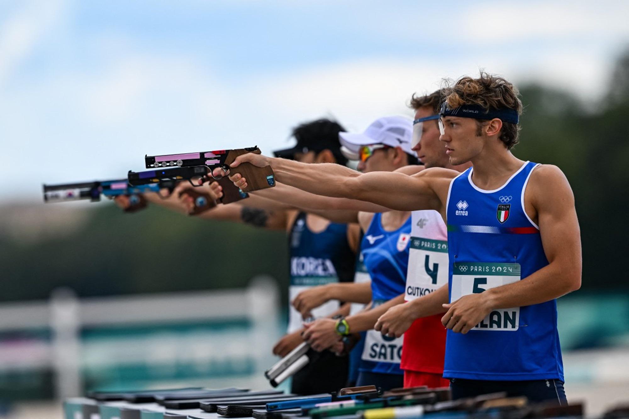 Parigi 2024 - bronzo nel pentathlon per Giorgio Malan