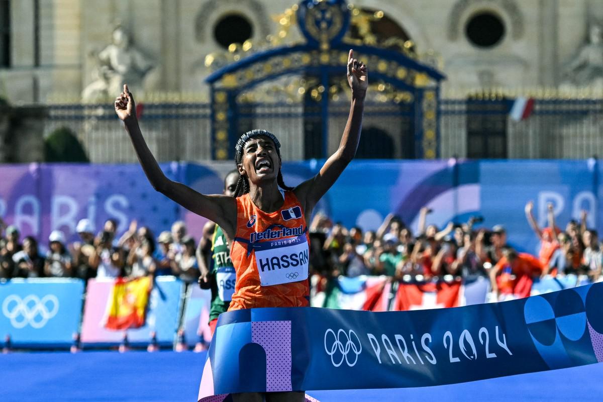 Parigi 2024 - olandese Hassan vince la maratona femminile