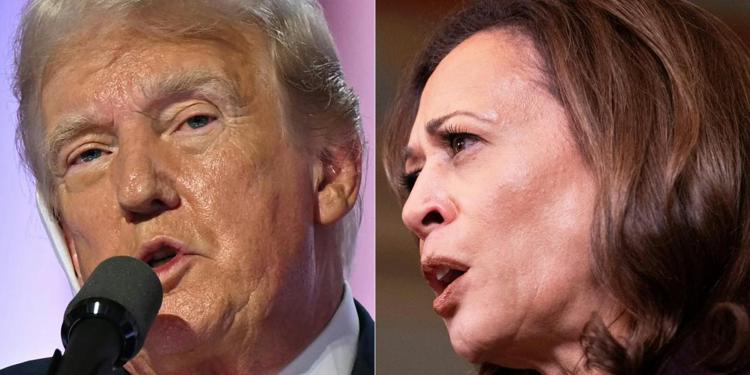 Donald Trump e Kamala Harris - Afp