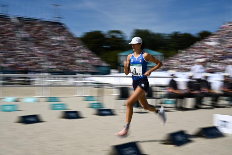 Elena Micheli ai Giochi olimpici di Parigi 2024 - (Afp)