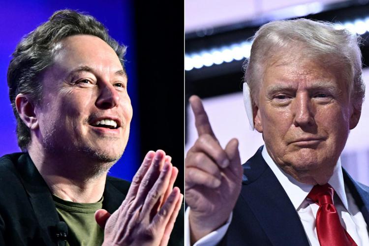 Elon Musk e Donald Trump - Afp