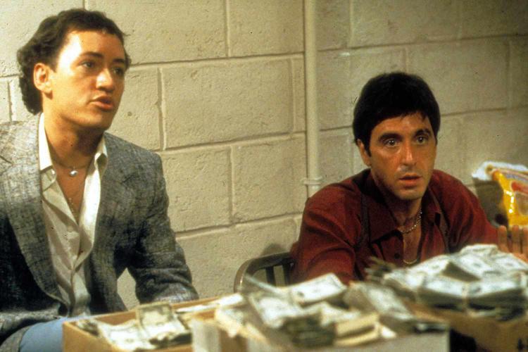 Angel Salazar e Al Pacino in Scarface