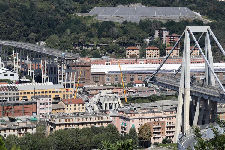 Ponte Morandi - (Afp)