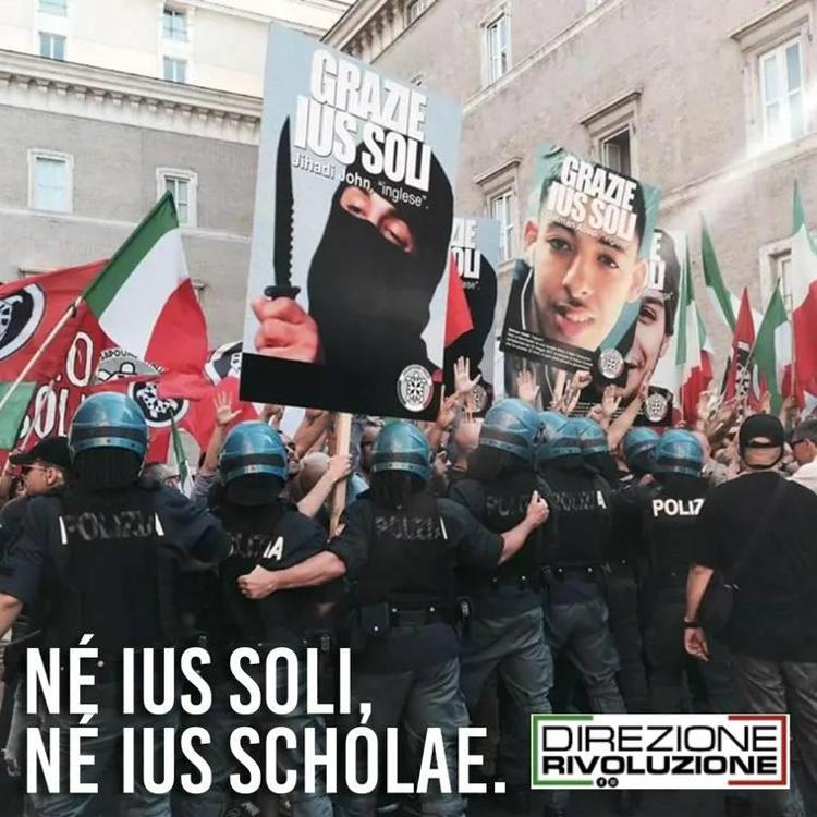 Cittadinanza: CasaPound, 'né Ius soli, né Ius scholae, pronti a piazza'