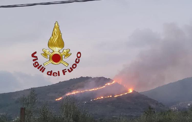 Incendio a San Gregorio di Sassola, Roma