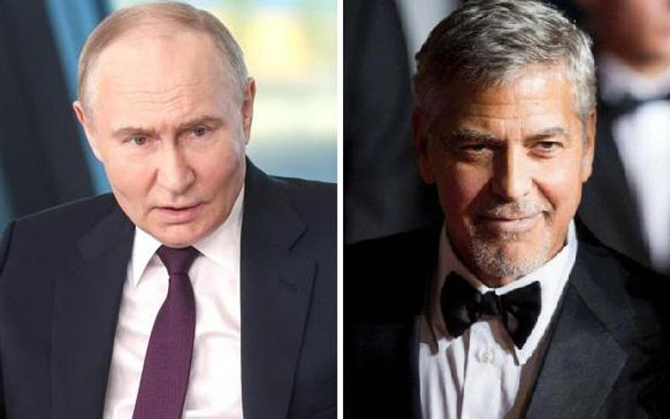 Vladimir Putin e George Clooney