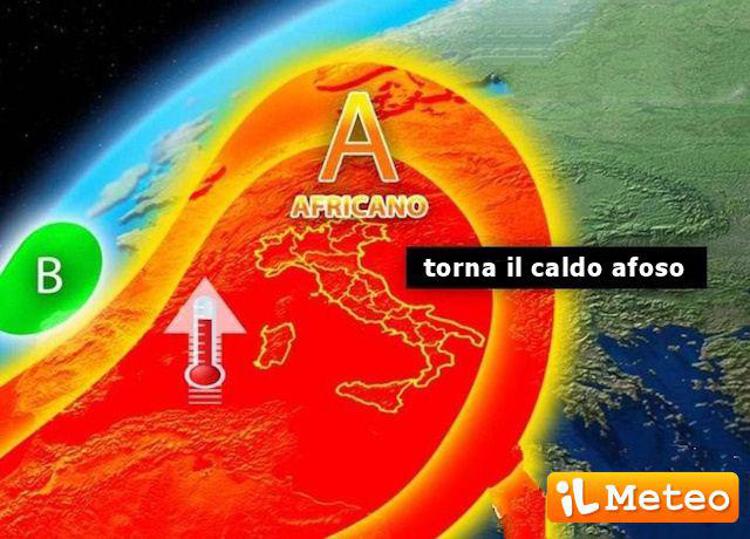 La mappa del meteo