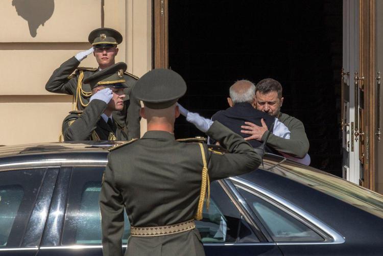 Narendra Modi e Volodymyr Zelensky (Afp)